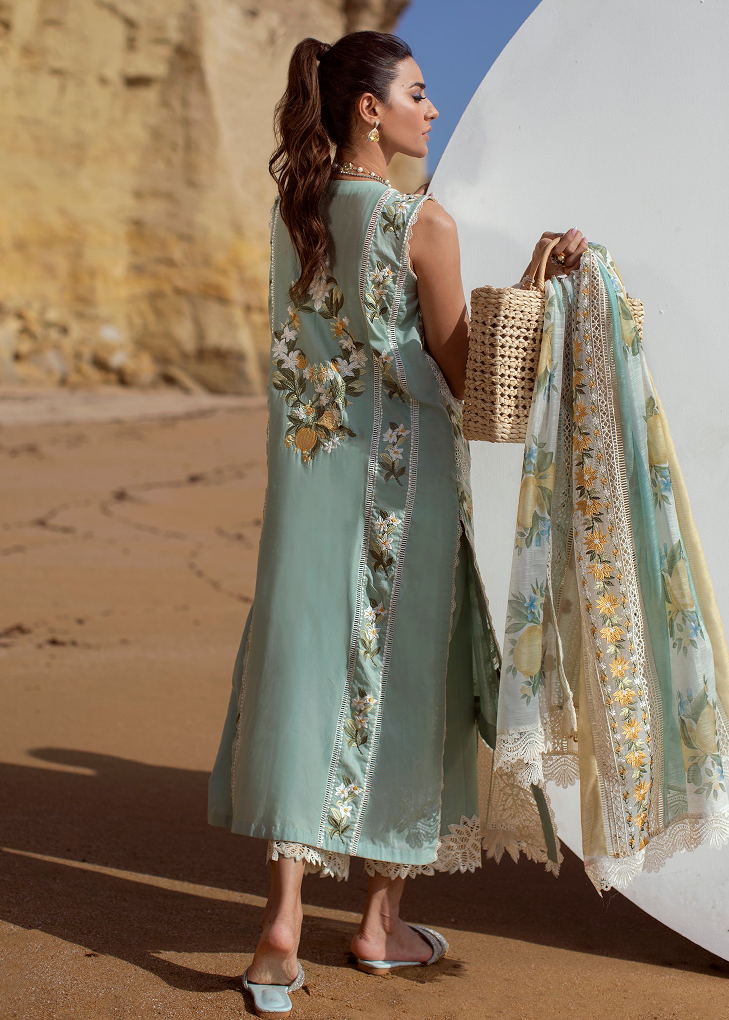 Aqua summer dress clearance